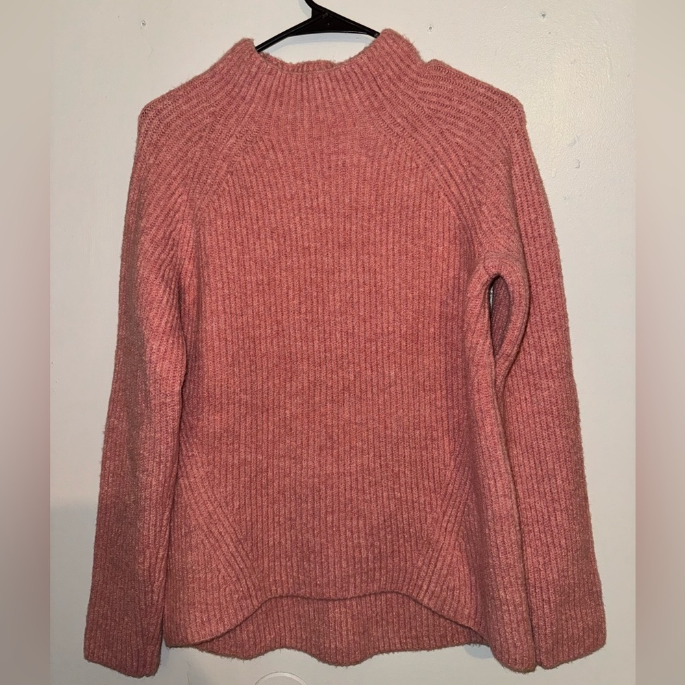Madewell Northfield Mockneck Sweater Pink Size S